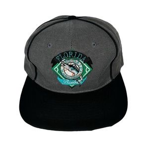 MLB Vintage Florida Marlins Baseball Cap Hat